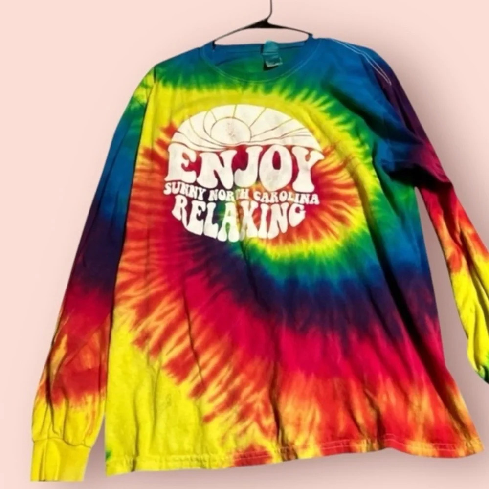 🛍️$2 SALE WHEN BUNDLED Tye Dye UNISEX Long sleeve NC